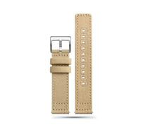 NLNKDTDPAK Bracelets de montre en toile de Nylon de qualité bracelets de poignet for dégagement rapide militaires respirants 18mm 19mm 20mm 22mm(Khaki 1,18mm)