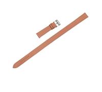 NLNKDTDPAK Ceinture de montre adaptée for Hermes for CAPE COD/Fit for HEURE H Double cercle en cuir 19mm accessoires Bracelet en cuir de peau(Yellowish brown 1)