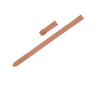 NLNKDTDPAK Ceinture de montre adaptée for Hermes for CAPE COD/Fit for HEURE H Double cercle en cuir 19mm accessoires Bracelet en cuir de peau(Yellowish brown 2)
