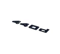 NLNKDTDPAK Chiffres Lettres 420d 428d 430d 435d 440d ABS Emblème Adapté for BMW Série 4 F32 F33 F36 G22 G23 Plaque Signalétique De Coffre De Voiture Logo Autocollant(Silver 440d)