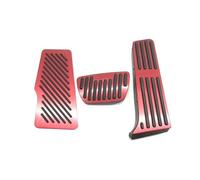 NLNKDTDPAK Couvercle de plaque protection for pédales d'accélérateur et frein for carburant, adapté for la Toyota Camry XV70 2018 2019 2020 2021 2022 2023, accessoires automobiles(Red 3pcs)