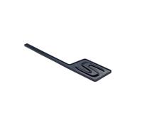 NLNKDTDPAK Emblème de Lettres et de Chiffres Noirs Brillants C63 C63s V8Biturbo adapté for Mercedes Fit for Benz AMG Car Trunk Rear C205 S205 W205 Logo Sticker(S big)