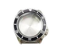 NLNKDTDPAK Le boîtier de montre for homme SKX007 amélioré en acier inoxydable saphir 42 mm convient au mouvement NH35/NH36(G11,Sapphire glass)