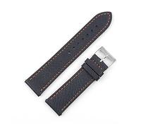 NLNKDTDPAK LYCHEE PATTURE Cuir Sangle 18mm 20mm 22mm 24mm Surveille for la main Quick Barre de rechange for ressort Remettez la courroie de rechange(Blue-orange wire,22mm)