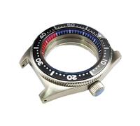 NLNKDTDPAK Montre Homme 40mm Boîtier Résistant for l'eau Cola Bague Saphir Verre Plongée Rouge Bleu Chapitre Convient for Japon NH35 NH36 Automatique(G9)