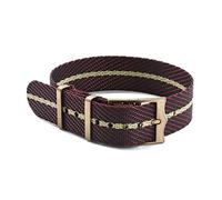 NLNKDTDPAK Premium Nato Zulu Montre Bracelet de montre 20 mm Nylon Bande de montre 22mm Bracelet de rechange Bracelet de montre Fort-Udor Black Bay Bandes de montre Nato(New Black Red Khaki)