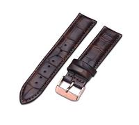 NLNKDTDPAK Regarder une bracelet brun for une bande d'or rose 14mm 18mm 20mm ajusté for Dw Convient for Daniel Fit for Wellington Watch Band(Rose-Brown A,12mm)