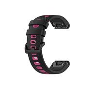 NLNKDTDPAK Sangle de montre anti-chute durable mode Fit for Garmin for Fenix 6x 5x Apte au saphir GPS Pro Bande bracelet remplacement imperméable for l'eau Fenix5x(4,Fenix 6X GPS)