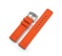 NLNKDTDPAK Sangle de montre Nylon 20mm 22mm Toile de remplacement Watch3 45mm 41mm S3Watch Bip Fit for Samsung Galaxy Fit for Huawei GT 2 Apte for Amazfit(Orange,22mm)