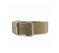 NLNKDTDPAK Sangle de montre Nylon de style NYLON 22mm de style NYT de 20 mm for James Bond 007 Military Casual Watchband Armée Sport Strap Remplacer(Khaki,20mm)