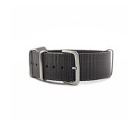 NLNKDTDPAK Sangle de montre Nylon de style NYLON 22mm de style NYT de 20 mm for James Bond 007 Military Casual Watchband Armée Sport Strap Remplacer(Gray,22mm)