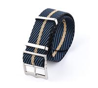 NLNKDTDPAK Sports Nylon Montre Sangle Fit for Oris Citoyen Watchband Sea Master 007 Black Bay Bb58 Accessoires Bracelets 20mm 22mm Zulu OTAN 1960(Blue Pink,22mm)