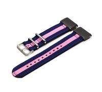 NLNKDTDPAK STRAP NYLON 26 22 2 0 mm Fit Watch Band for Garmin-Fenix 5x 5 5s Plus/ajustement for Fenix 3/3 HR 935 945 Bracelet intelligent(Blue pink blue,22mm 5 935)