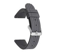 NLNKDTDPAK STRAP WATCH ASSIR for SEIKO Watch for rejet rapide Silicone Watchband Fit for Samsung for Huawei Diving Rubber Remplacez la courroie de poignet 20 mm 22(Gray,20mm)