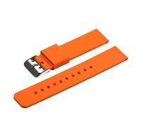 NLNKDTDPAK Suise en silicone Pliant boucle de for Samsung Fit for Galaxy Watch Gear S2 S3 Bande bracelet caoutchouc for libération rapide(Orange-S)