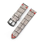 NLNKDTDPAK Vintage Watch bandeau 20mm 22mm Sande cousue for la main Motif de bambou for la main Libération rapide for les accessoires de montre(Gray,20mm)