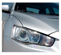 NLNPFGHVZY Bloc phare avant Pour Mitsubishi Lancer X VIII 10 EVO 2007 - 2016 Kit Yeux D'ange Led Lumineux Anneaux Halo DTM Pour Pour M4 Feux avants auto(2 Rings For HD 1)