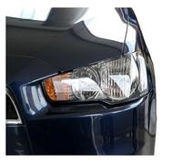 NLNPFGHVZY Bloc phare avant Pour Mitsubishi Lancer X VIII 10 EVO 2007 - 2016 Kit Yeux D'ange Led Lumineux Anneaux Halo DTM Pour Pour M4 Feux avants auto(4 Rings For HD 2)