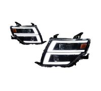 NLNPFGHVZY Bloc phare avant Pour Mitsubishi Pour Pajero V93 V97 Montero 2009-2021 Ensemble Phares Voiture LED Projecteur Mise À Niveau 4 Lentilles LHD RHD Feux avants auto(Right Hand Drive)