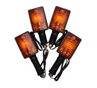 NLNPFGHVZY Feu Arrière Moto Universel Pour DT125 XT350 XT600 XT550 XT250 FZ750 1985 - 2000 Clignotants De Frein Arrière Moto Indicateurs Lampes Ambre Étanche(4PCS)