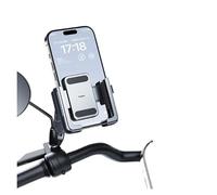 NLNPFGHVZY Porte Telephone Moto Support De Téléphone pour Vélo Mobile Sac Antichoc Clip GPS Support Téléphone Vélo(for Rearview Mirror)