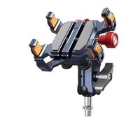 NLNPFGHVZY Porte Telephone Moto Support De Téléphone Universel pour Moto Amortisseur en Alliage Mobile Rotatif À 360° Navigation pour Vélo Et Support Téléphone Vélo(TX02-M10)