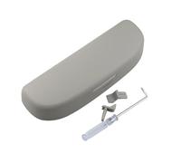 NLNPFGHVZY Support Lunettes Voiture pour Q3 pour Q5 SQ5 pour Q7 A1 pour A3 S3 pour A4 pour A6 pour A7 S6 S7 S4 RS4 pour A5 S5 Porte-Lunettes Étui Lunettes Soleil Boîte(Gray)