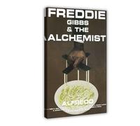 NLOVRY Poster d'album de musique Freddie Gibbs & The Alchemist - Impression sur toile pour décoration de chambre à coucher, bureau, cadeau (40 x 60 cm)