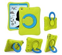 NLR Kids EVA Case pour iPad | Support Stable multidirectionnel | Compatible avec Le Nouvel iPad 2018/2017 de 9,7 Pouces (6e/5e génération) / iPad Air 2 / iPad Air (Vert+Bleu)