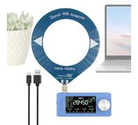 Nlrlo Récepteur stéréo FM - Amplificateur FM avec antenne à piles Affichage coloré Support USB Ordinateur AM Garage Voiture Voyage Bureau Karaoké Bar | Studio d'enregistrement pour camping-car et
