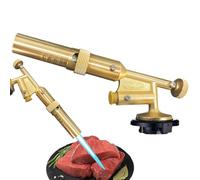 Nlrlo Tête de torche au propane et tête de torche - Flamme réglable - Tête en métal portable - Allumage au propane pour feu de camp pour la cuisine, le brasage et la soudure