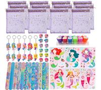 NlsqEU Pinata Sirene Anniversaire Sirene Fille Jouet Pinata, Slap Bracelets, Bague, Stickers, Sacs Cadeaux, Porte Clef, Tampons. Petit Cadeaux Anniversaire Invités Enfant Fille