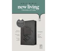 Nlt Compact Zipper Bible, Filament Enabled (Leatherlike, Charcoal Patch, Red Letter)