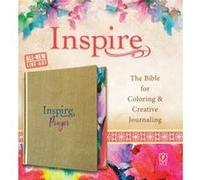 Inspire Prayer: New Living Translation, The Bible for Coloring & Creative Journaling, Metallic Gold