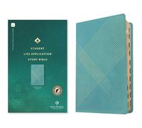 Nlt Student Life Application Study Bible, Filament Enabled (Leatherlike, Teal Blue Striped, Indexed, Red Letter)