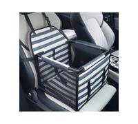 NLTNJI Panier Chien Voiture Petits Chiens Moyens Voyage Chien Voiture Housse Siège Étanche Chien Transporteurs Sac Chat Transport Hamac Chien Voiture Siège Panier Siège d'auto pour Chien(White Blue)