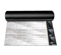 NLUMEC 100cm Large Rouleau Bitume de Toit Imperméable, 1mm Bande Étanche Toiture Bitumeuse Autocollante, Ruban de Réparation Toit en Aluminium Adhésif pour Abri de Jardin Terrasse Gouttière(50x100cm)