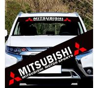 nlwopf Autocollants De Pare-Brise Avant De Voiture, pour Mitsubishi Attrage Colt Delica Eclipse L200 Lancer Mirage Outlander Pajero Anti-Poussière Imperméable Voiture Pare-Brise Avant Autocollant