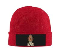 NLWQEKV Bonnet tricoté « Make Spain Great Again », Bonnet Chaud d'hiver
