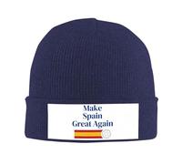 NLWQEKV Bonnet tricoté « Make Spain Great Again », Bonnet Chaud d'hiver, Bonnet tricoté 61
