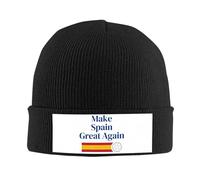NLWQEKV Bonnet tricoté « Make Spain Great Again », Bonnet Chaud d'hiver, Bonnet tricoté 61