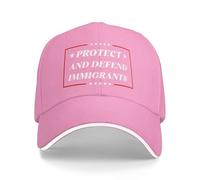 NLWQEKV Casquette de Baseball anti-47 « Protéger et défendre Les Immigrants »