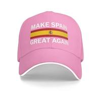 NLWQEKV Casquette Unisexe Noire Make Spain Great Again à Sandwich Ajustable