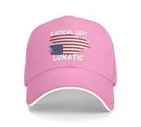 NLWQEKV Casquette Unisexe Radical Left Lunatic Sandwich Cap Noir