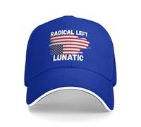 NLWQEKV Casquette Unisexe Radical Left Lunatic Sandwich Cap Noir