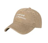 NLWQEKV Chapeau de Golf rétro en Denim Noir, Motif patate Douce et patate Douce Un Peu insolente.