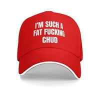 NLWQEKV Je suis Un Gros Connard de chud. Casquette de Baseball Auto-dépréciative.