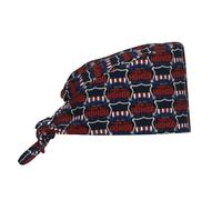 NLWQEKV Souvenez-Vous et honorez Le Drapeau américain en Forme de cœur, Casquette de Travail du Memorial Day