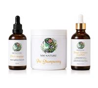 NM Nature Coffret Rituel Capillaire - Tonique Anti-Chute + Huile Capillaire Croissance + Pré-Shampooing - Soin Cheveux Femme Homme - Routine Complète 3 Étapes