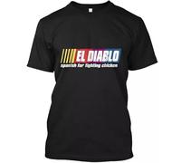 NM52SER El Diablo Funny Spanish is for Fighting T-Shirt